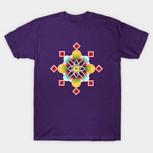 Geometric Blossoms T-Shirt